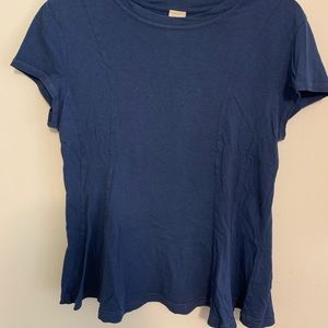 Blue free people top